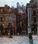 Walter Sickert The Quai Duquesne and the Rue Notre Dame, Dieppe China oil painting reproduction